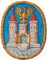 Herb Miasta Cieszyna z rękopisu „Scuta nobilium ducatus Teschinensis”